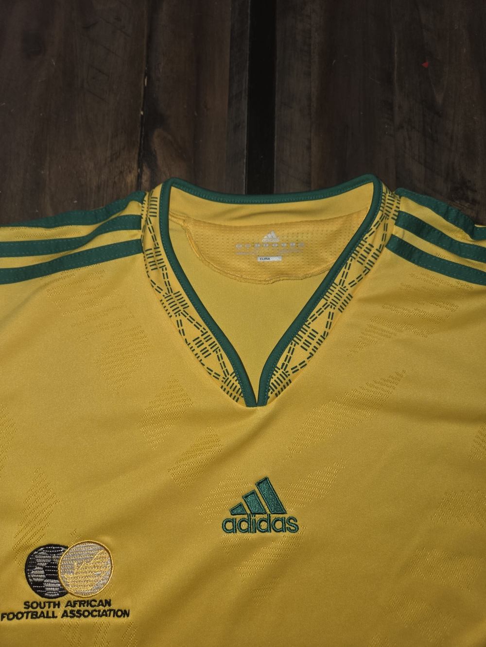 Adidas 2010 2011 South Africa Soccer Jersey Home Jersey, Yellow, Green Size M - Picture 6 of 8